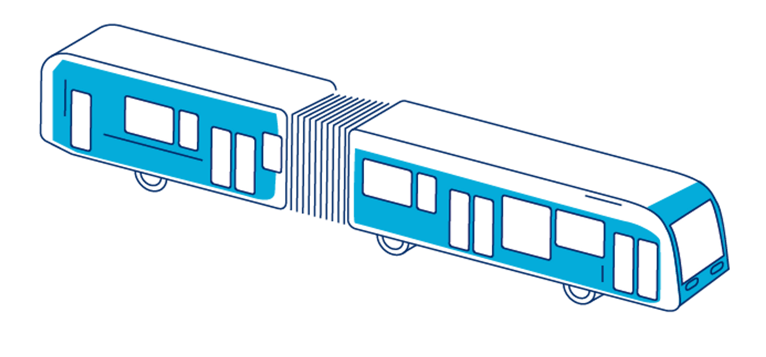 Illustration du bus Tzen 3 ©Département de la Seine-Saint-Denis