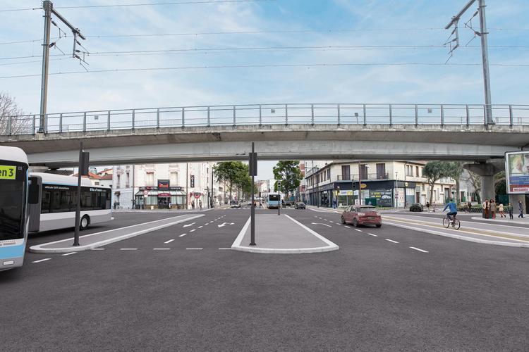 Terminus RD 933_Scénario A ©Département de la Seine-Saint-Denis, La Fabrique à Perspectives