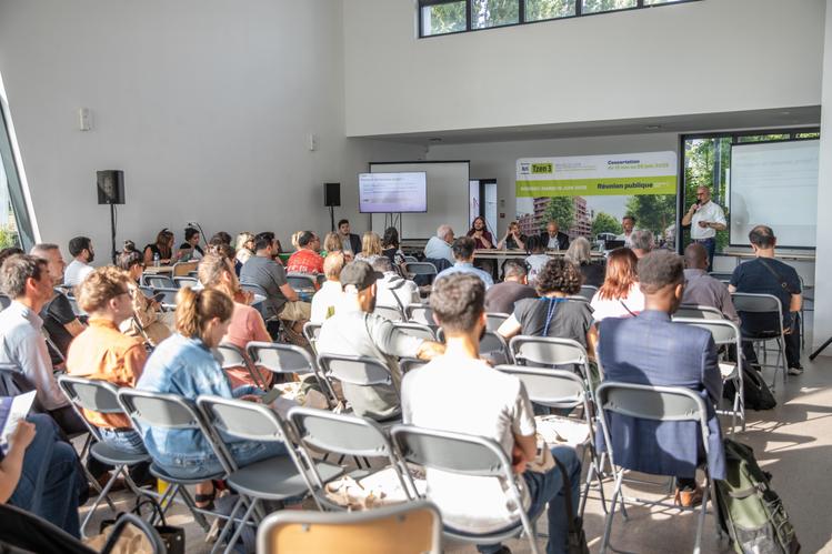 Réunion publique de concertation à Bobigny le mardi 10 juin 2025 ©Département de la Seine-Saint-Denis